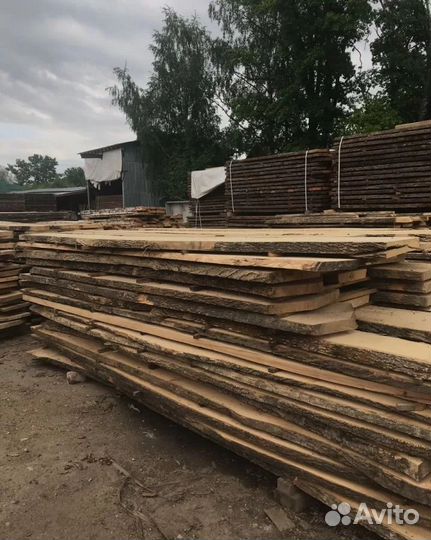 Доска необрезная дуб всегда в наличие