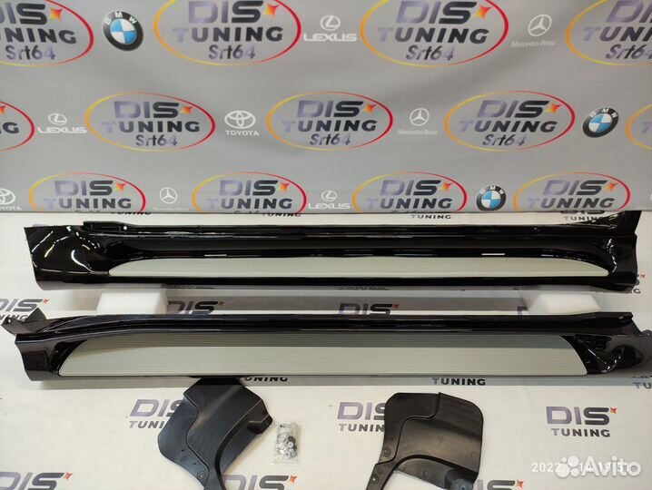 Пороги Prado 150 стиль Modellista