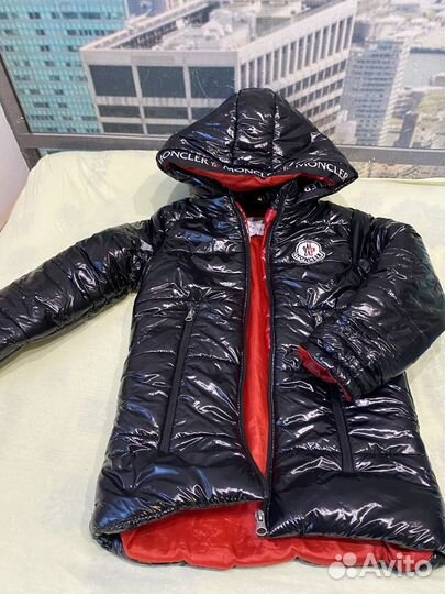 Куртка moncler демисезонная детская р 128-134