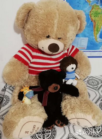 Большие плюшевые мишки медведи