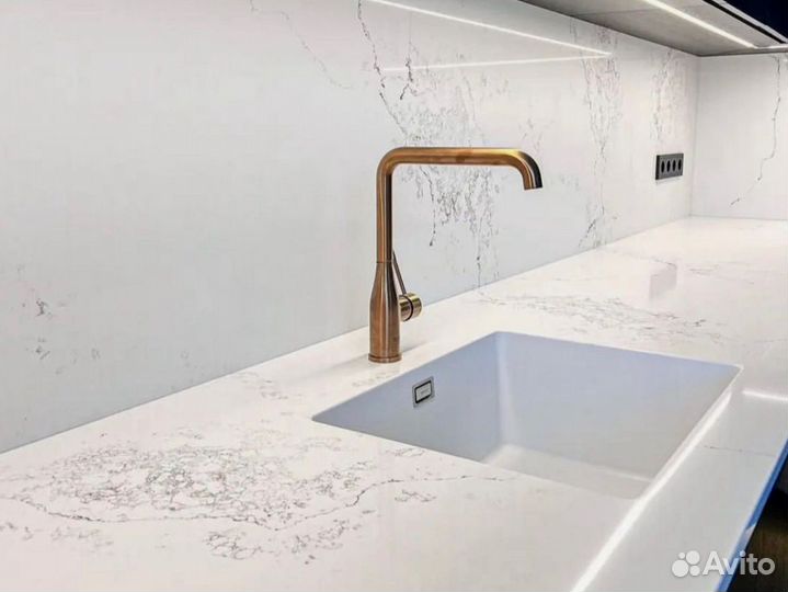 Столешница из искусственного камня кварц акрил