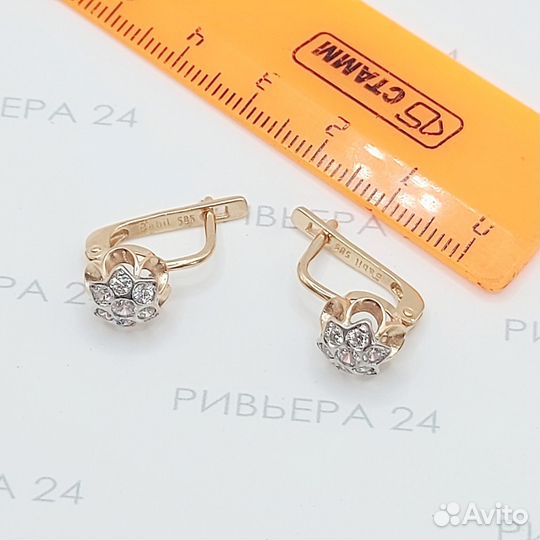 Золотые серьги