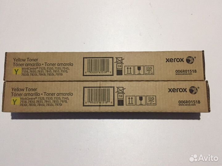 Тонеры Xerox 006r01518 00r01519 006r01520