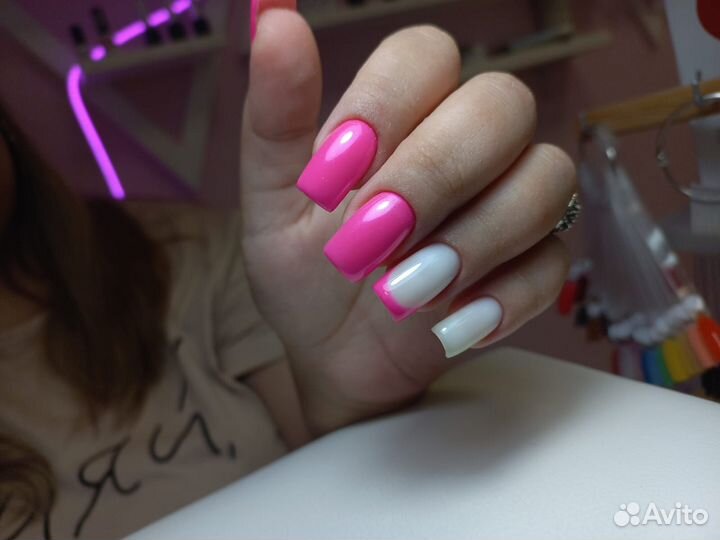 Маникюр с покрытием шеллак, снятие, педикюр гель