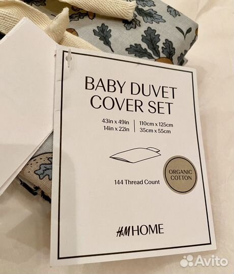 Комплект постельного белья в детскую кроватку HM