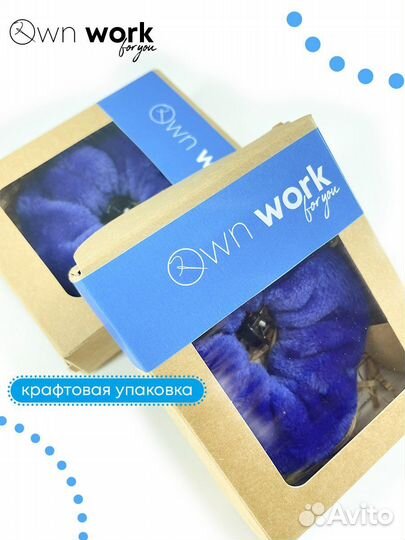 Бант для волос на резинке