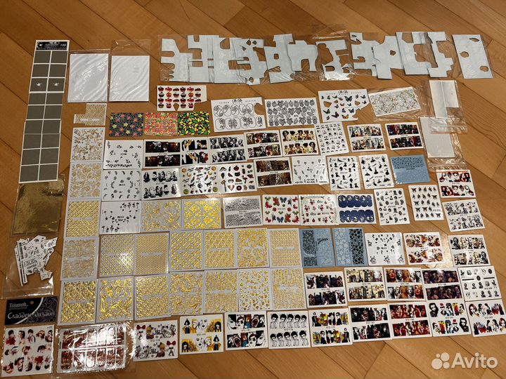 Дизайн ногтей(наклейки, слайдеры) более 90 шт