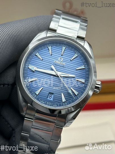 Часы omega seamaster aqua terra 150m summee blue