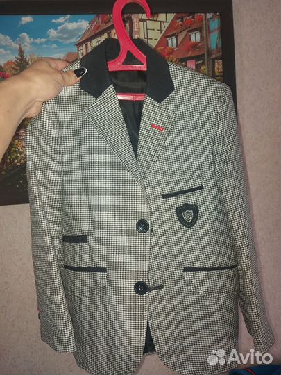 Пиджак детский 128