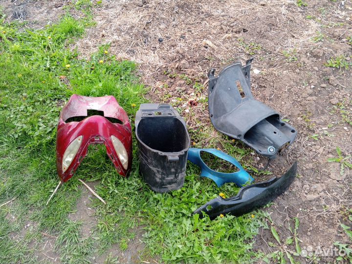 Пластик и рама на скутер geely