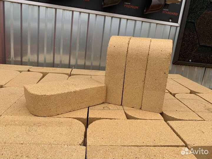 Кирпич печной шамотный