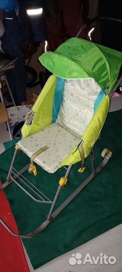 Детские санки коляска с колесами бу