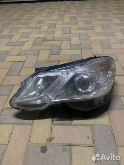 Фары мерседес w212 дорест галоген
