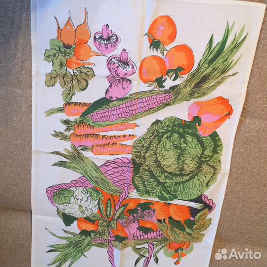 Льняные салфетки 7 штук, новые СССР