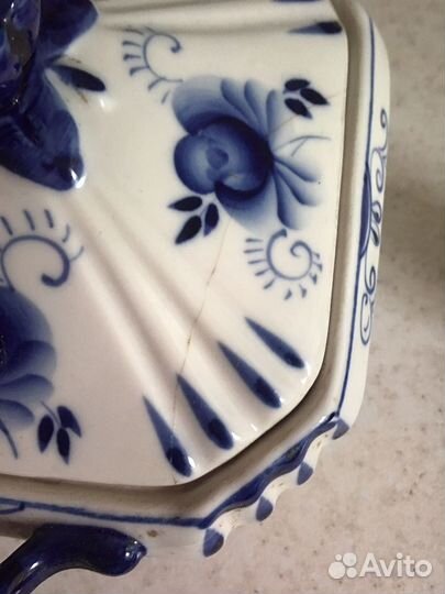 Шкатулка Гжель СССР