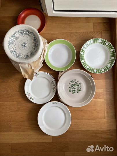 Тарелки СССР разное