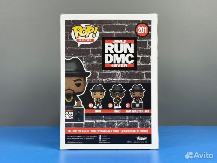 Funko Pop Rocks 201 Jam Master Jay (Run-DMC)