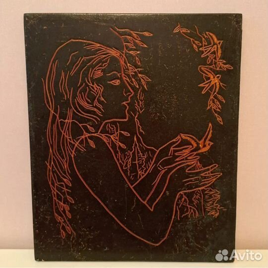 Панно из дерева СССР