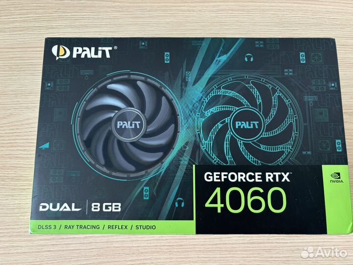 Видеокарта rtx 4060 palit dual