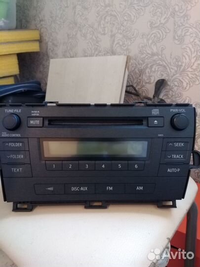 Штатная магнитола toyota prius