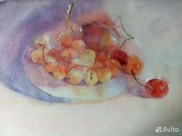 Акварель натюрморты для кухни