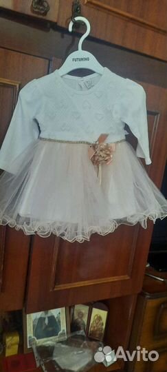 Платье для девочки праздничное 86