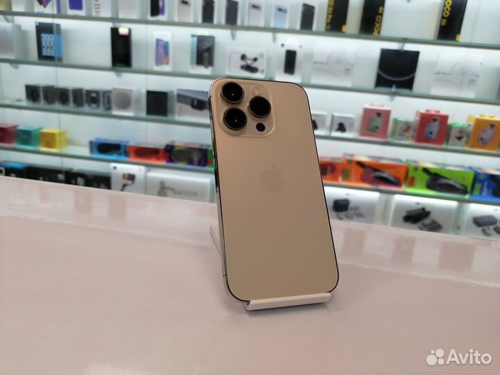 iPhone 14 Pro 128Gb Gold (1sim + eSIM / 85%) - бу