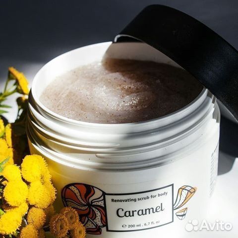 Обновляющий скраб карамель
