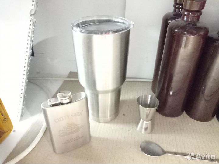 Нерж фляжка и термокружка
