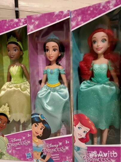 Рапунцель,золушка,Тиана,Ариэль, Жасмин
