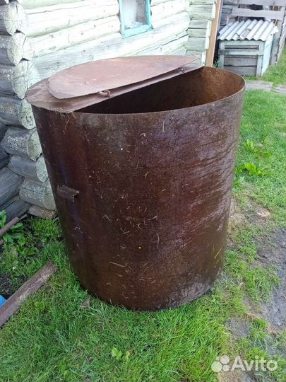 Емкость для воды металлическая бу