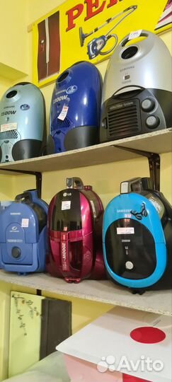 Пылесосы контейнерные и мешковые бу