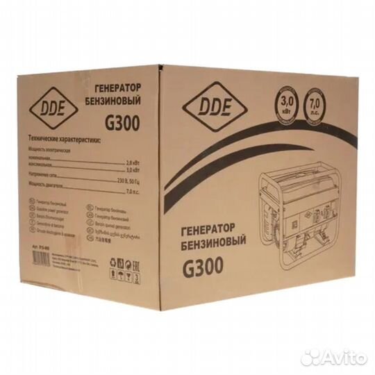 Генератор бензиновый DDE G300