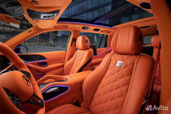 Кожаный салон mercedes 167