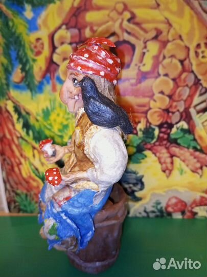 Ватная ёлочная игрушка 