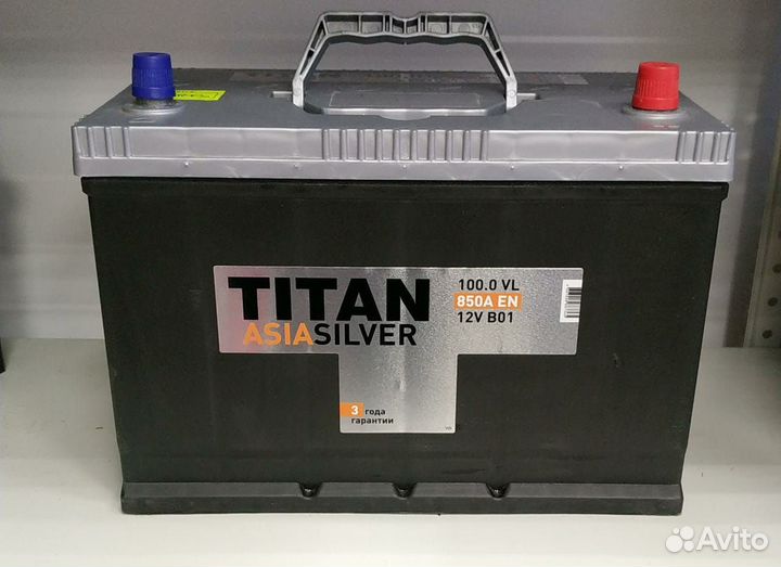 Аккумулятор 100Ah Titan Asia Silver D31L