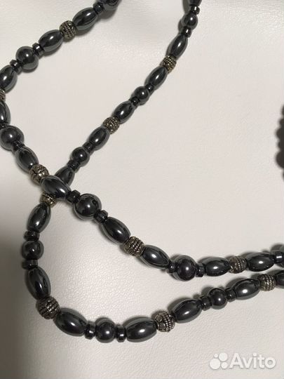 Набор из бус и браслета