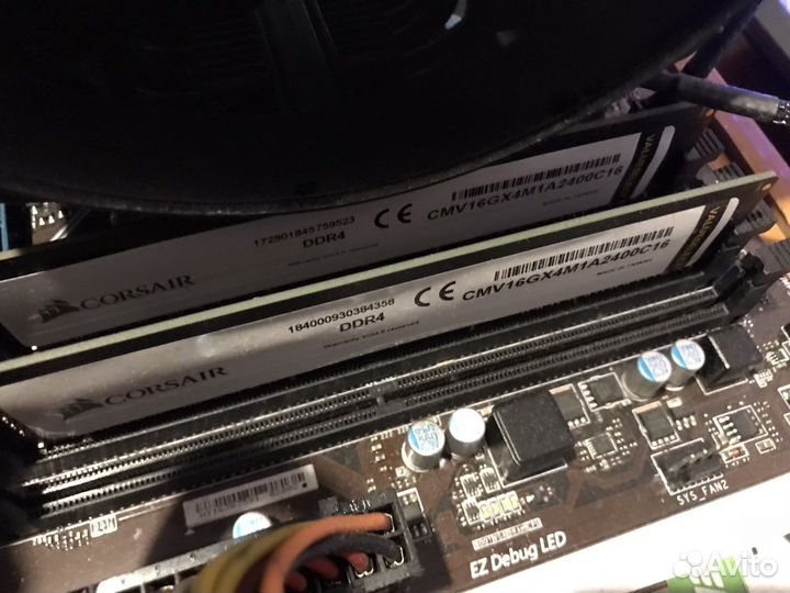 Комплект i7 7700k/ две видеокарты