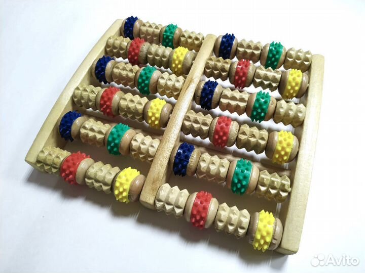 Массажер ног роликовый