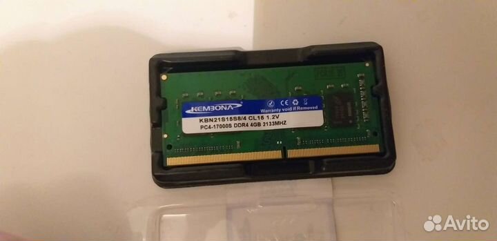 Оперативная память для ноутбука ddr4 4gb 2133