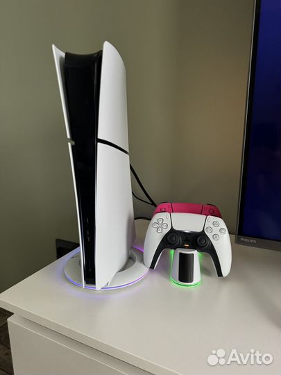 Sony playstation 5 slim digital / 2 геймпада