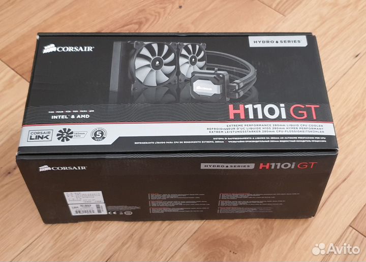Водяное охлаждение для процессора Corsair H110igt