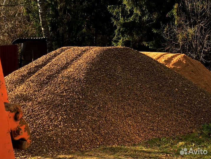 Щебень гравийный с доставкой