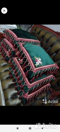 Подушки бархатные декоративные дизайнерские италия