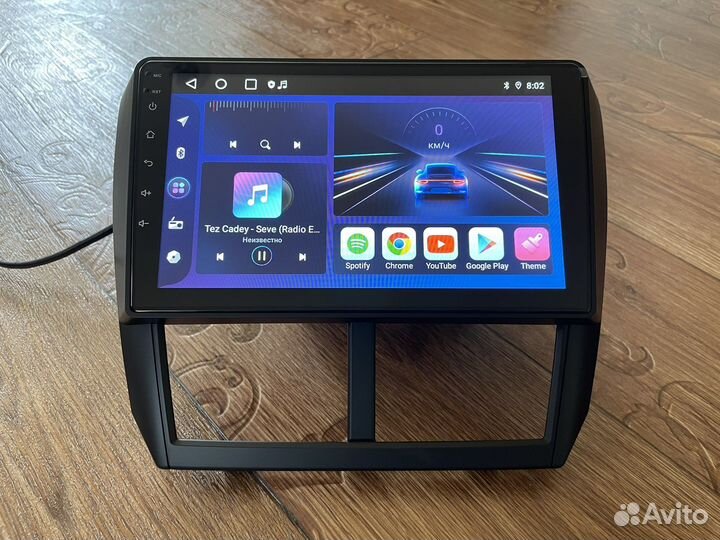 Магнитола 2 din android на Subaru Forester SH