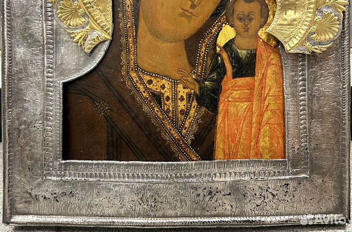 Икона Казанская Пресвятая Богородица Состояние Пис