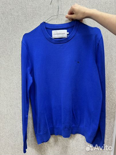 Джемпер синий Calvin Klein Jeans