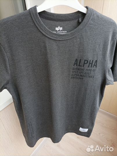 Футболка унисекс Alpha Industries S