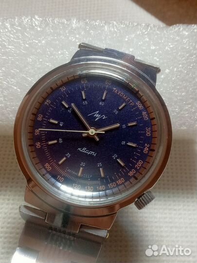 Часы СССР Луч кварцевые Тахометр