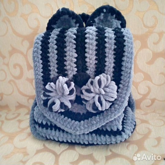 Рюкзак детский плюшевый